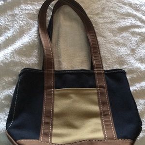 LLBean boat and tote bag small